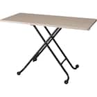 昇降センターテーブル (ライザN GW/BK) 1枚目画像