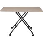 昇降センターテーブル (ライザN GW/BK) 2枚目画像