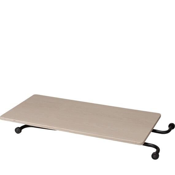 昇降センターテーブル (ライザN GW/BK) 4枚目画像