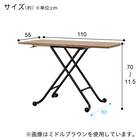 昇降センターテーブル (ライザN GW/BK) 5枚目画像