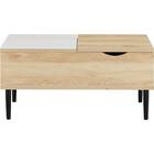 天板昇降テーブル(OD01 80 LBR/WH) 2枚目画像