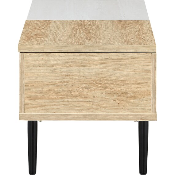 天板昇降テーブル(OD01 80 LBR/WH) 3枚目画像