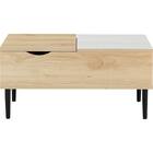 天板昇降テーブル(OD01 80 LBR/WH) 4枚目画像