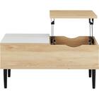 天板昇降テーブル(OD01 80 LBR/WH) 5枚目画像