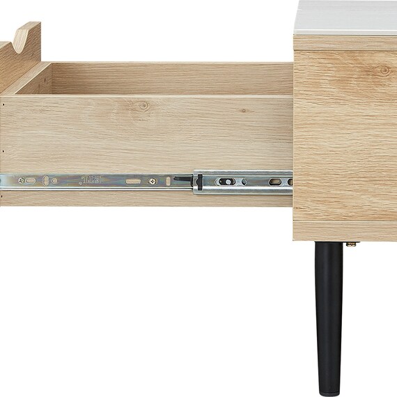 天板昇降テーブル(OD01 80 LBR/WH) 7枚目画像