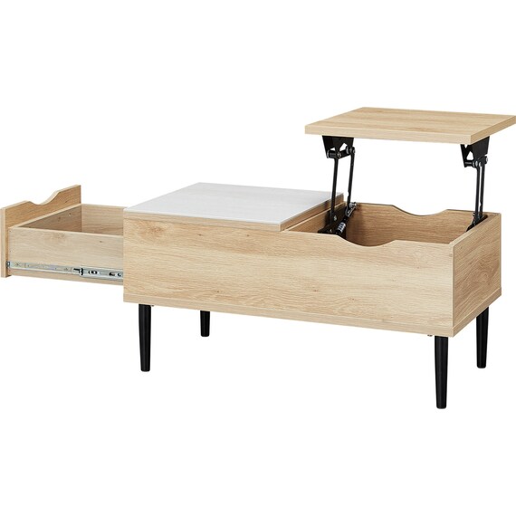 天板昇降テーブル(OD01 80 LBR/WH) 8枚目画像