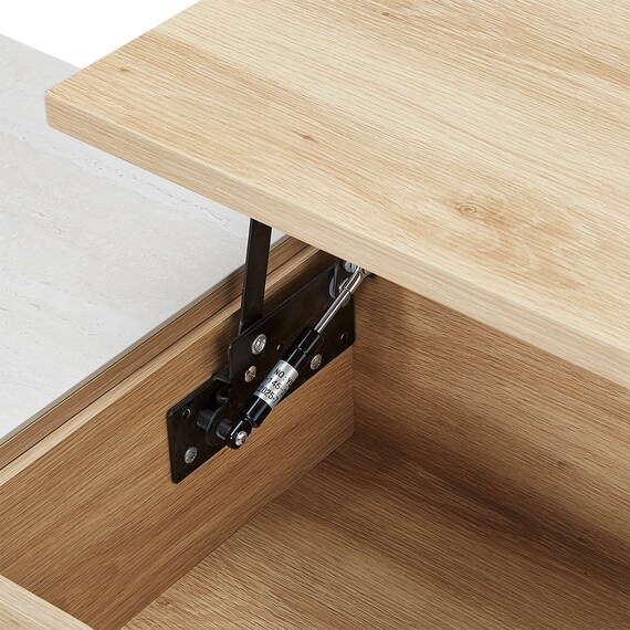 天板昇降テーブル(OD01 80 LBR/WH) 10枚目画像