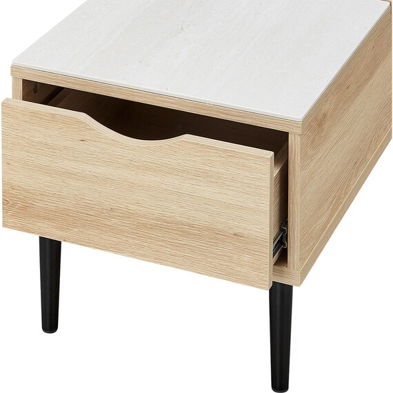 天板昇降テーブル(OD01 80 LBR/WH) 12枚目画像