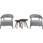 アクセントチェア (UR001 25K DGY/GY) 9枚目画像