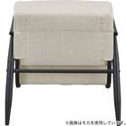 1人掛けカジュアルソファ 布張りタイプ (モチファ MZ03 GY) 10枚目画像