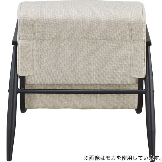 1人掛けカジュアルソファ 布張りタイプ (モチファ MZ03 GY) 10枚目画像