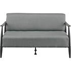 2人掛けカジュアルソファ 布張りタイプ (モチファ MZ03 GY) 8枚目画像