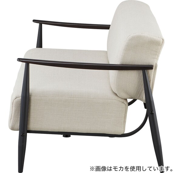 2人掛けカジュアルソファ 布張りタイプ (モチファ MZ03 GY) 9枚目画像