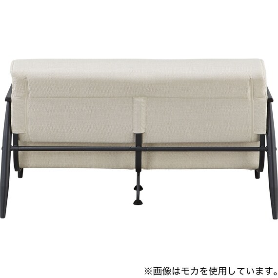 2人掛けカジュアルソファ 布張りタイプ (モチファ MZ03 GY) 10枚目画像