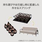 ソファベッド 布張りタイプ (モチファ MZ01 肘あり DGY) 5枚目画像