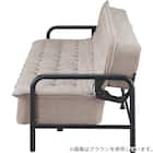 ソファベッド 布張りタイプ (モチファ MZ01 肘あり DGY) 10枚目画像