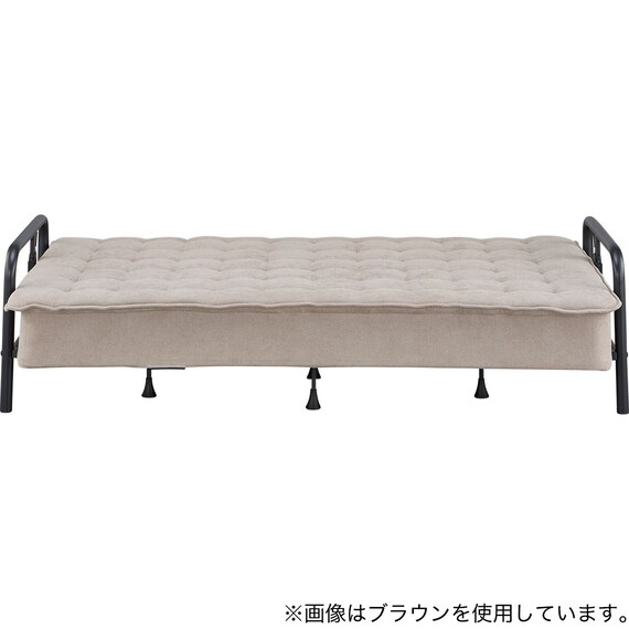 ソファベッド 布張りタイプ (モチファ MZ01 肘あり DGY) 13枚目画像