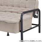 ソファベッド 布張りタイプ (モチファ MZ01 肘あり DGY) 16枚目画像