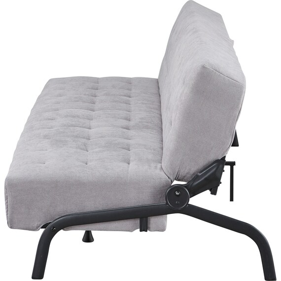 ソファベッド 布張りタイプ (モチファ MZ02 肘なし LGY) 10枚目画像