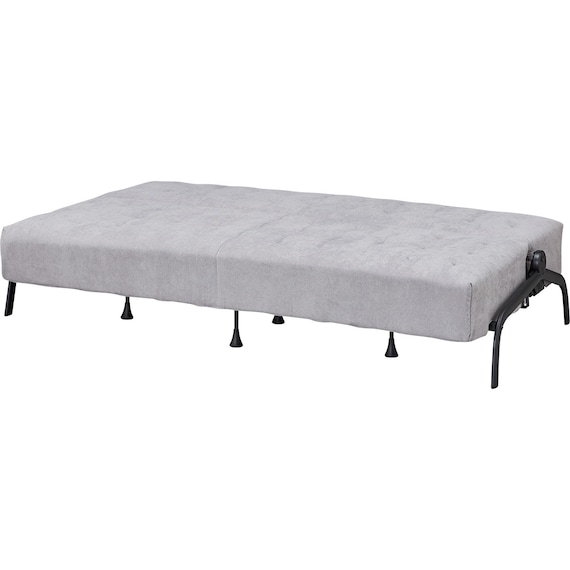 ソファベッド 布張りタイプ (モチファ MZ02 肘なし LGY) 12枚目画像