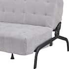 ソファベッド 布張りタイプ (モチファ MZ02 肘なし LGY) 16枚目画像