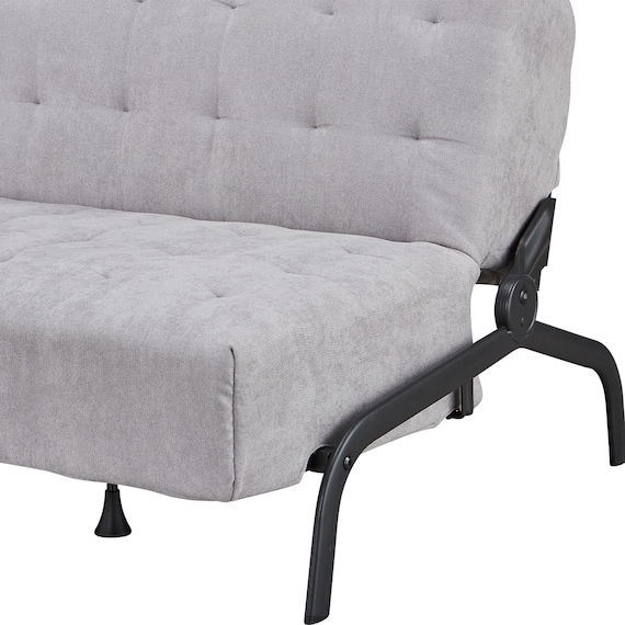 ソファベッド 布張りタイプ (モチファ MZ02 肘なし LGY) 16枚目画像