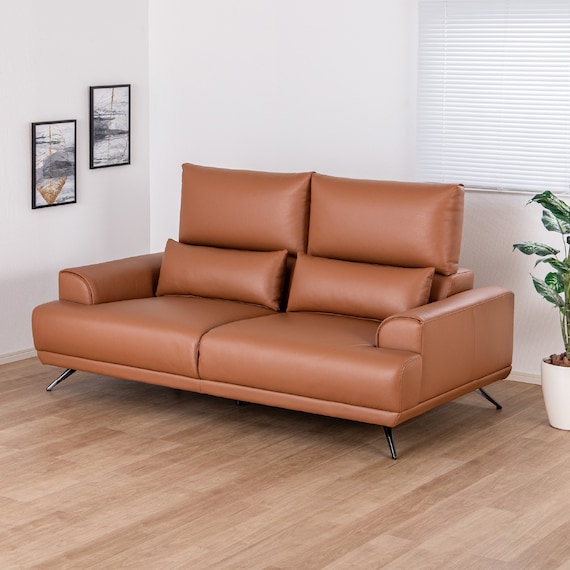 3人掛けソファ 本革タイプ(KKS06 B-CA)【島忠ホームズ商品】 1枚目画像