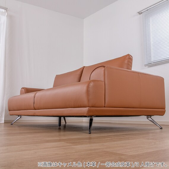 3人掛けソファ 本革タイプ(KKS06 B-CA)【島忠ホームズ商品】 20枚目画像
