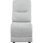 【HE02専用】テーブル付きアームレスソファ 布張りタイプ (HE02 LGY) 2枚目画像