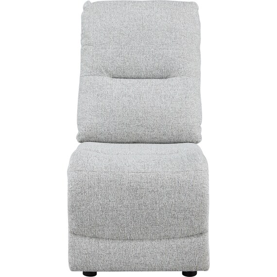 【HE02専用】テーブル付きアームレスソファ 布張りタイプ (HE02 LGY) 2枚目画像