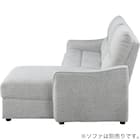 【HE02専用】テーブル付きアームレスソファ 布張りタイプ (HE02 LGY) 13枚目画像