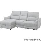 【HE02専用】テーブル付きアームレスソファ 布張りタイプ (HE02 LGY) 14枚目画像