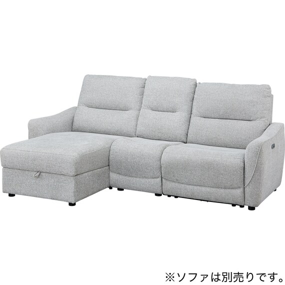 【HE02専用】テーブル付きアームレスソファ 布張りタイプ (HE02 LGY) 14枚目画像