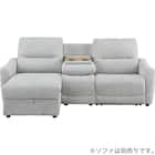 【HE02専用】テーブル付きアームレスソファ 布張りタイプ (HE02 LGY) 15枚目画像