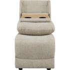 【HE02専用】テーブル付きアームレスソファ 布張りタイプ (HE02 MO) 4枚目画像