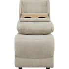 【HE02専用】テーブル付きアームレスソファ 布張りタイプ (HE02 MO) 4枚目画像