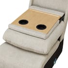 【HE02専用】テーブル付きアームレスソファ 布張りタイプ (HE02 MO) 7枚目画像