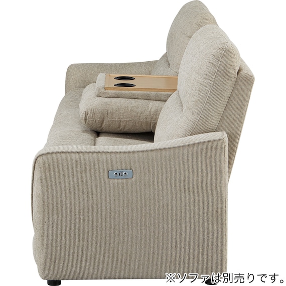 【HE02専用】テーブル付きアームレスソファ 布張りタイプ (HE02 MO) 10枚目画像