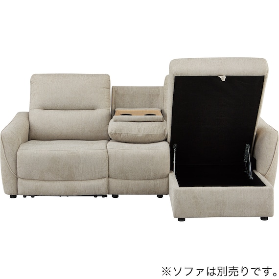 【HE02専用】テーブル付きアームレスソファ 布張りタイプ (HE02 MO) 13枚目画像