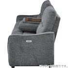 【HE02専用】テーブル付きアームレスソファ 布張りタイプ (HE02 DGY) 9枚目画像