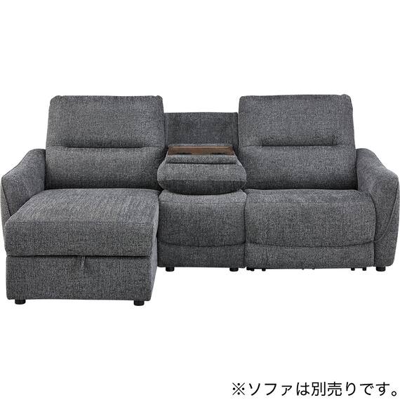 【HE02専用】テーブル付きアームレスソファ 布張りタイプ (HE02 DGY) 15枚目画像