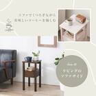 置く場所を選ばないコンパクトサイドテーブル (ダークブラウン) 7枚目画像