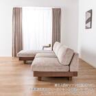 カウチソファ(ログ 幅70cm  OAK-NVY)【島忠ホームズ商品】 3枚目画像