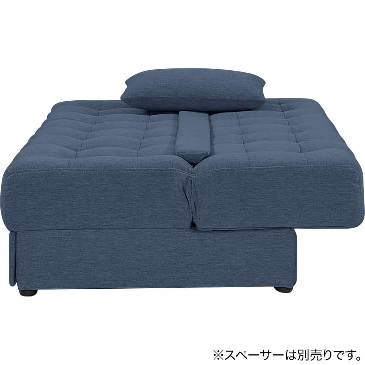 2人掛けソファベッド ボルスター付き 布張りタイプ (DJ14 NV) | ニトリ 2人掛けソファベッド ボルスター付き 布張りタイプ (DJ14 NV) | ニトリ