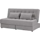 2人掛けソファベッド 布張りタイプ(DJ14 ポルスタ付き DGY) 1枚目画像