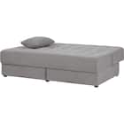 2人掛けソファベッド ボルスター付き 布張りタイプ (DJ14 DGY) 7枚目画像