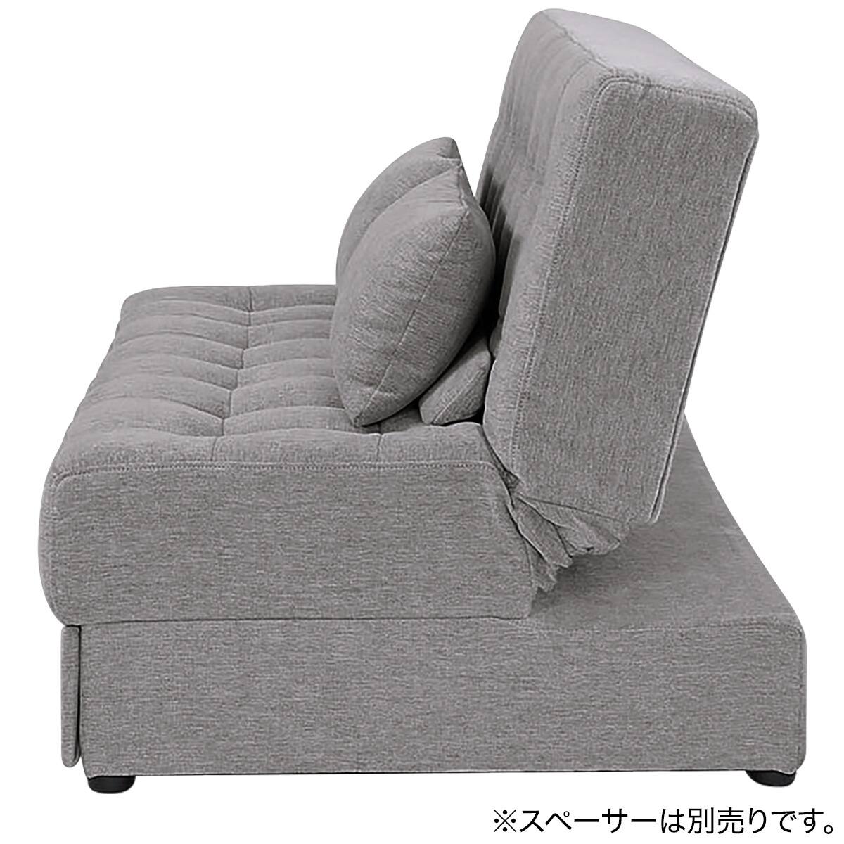 ニトリ 2人掛けソファベッド コンパクトにくつろげるソファベッド 布張りタイプ (フォワード GY