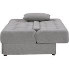 2人掛けソファベッド 布張りタイプ(DJ14 ポルスタ付き DGY) 6枚目画像