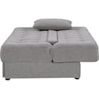 2人掛けソファベッド 布張りタイプ(DJ14 ポルスタ付き DGY) 6枚目画像