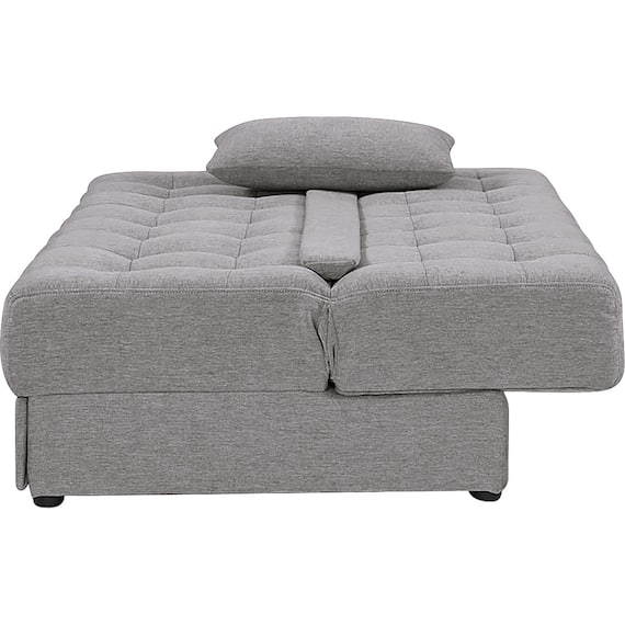 2人掛けソファベッド 布張りタイプ(DJ14 ポルスタ付き DGY) 6枚目画像